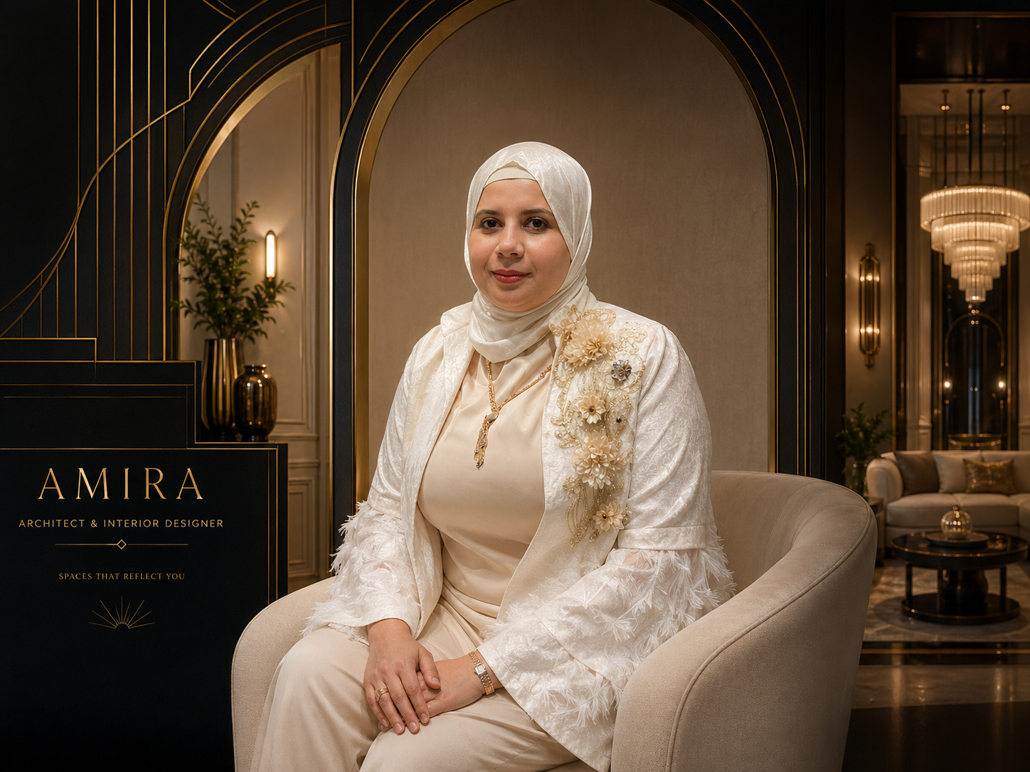 Amira — architect and interior designer, founder of Amira Atelier